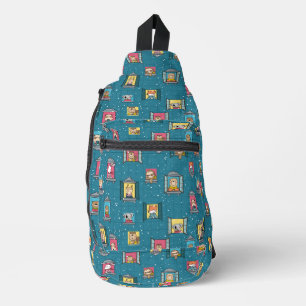 Druckknopfbeutel Crossbody Bag