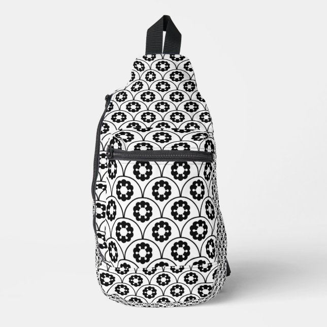 Druckknopfbeutel Crossbody Bag (Vorderseite)