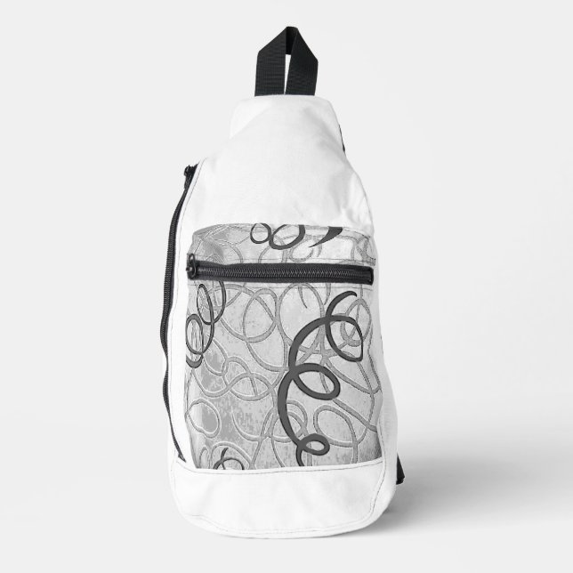 Druckknopfbeutel Crossbody Bag (Vorderseite)