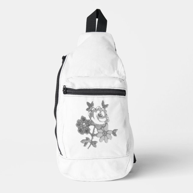 Druckknopfbeutel Crossbody Bag (Vorderseite)