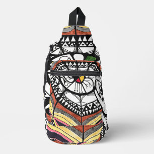Druckknopfbeutel Crossbody Bag