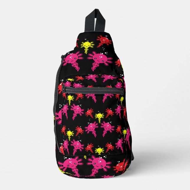 Druckknopfbeutel Crossbody Bag (Vorderseite)