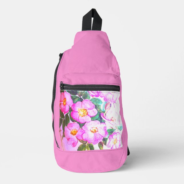 Druckknopfbeutel Crossbody Bag (Vorderseite)