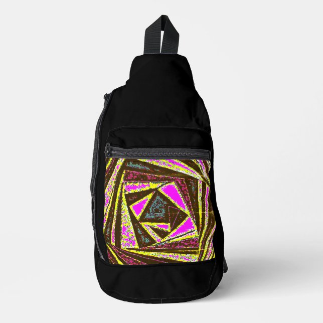 Druckknopfbeutel Crossbody Bag (Vorderseite)