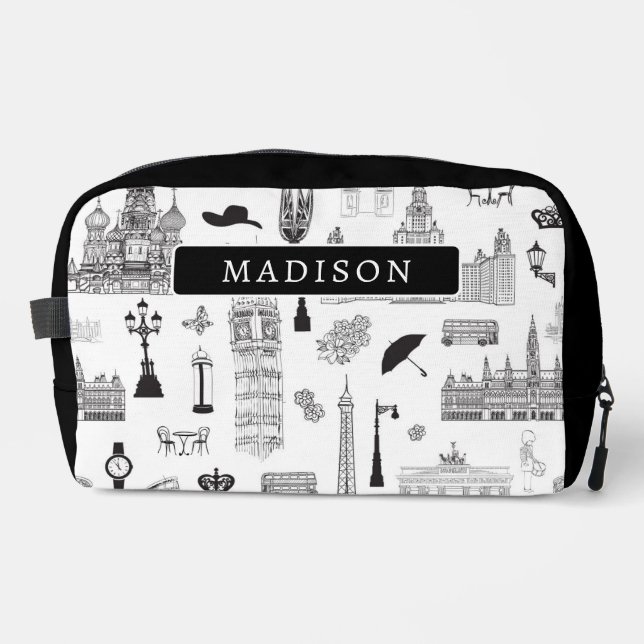 Druckknopfbeutel Waschbeutel (Vorderseite)