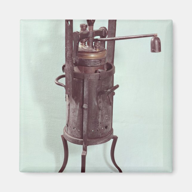 Druckkochtopf erfunden von Denis Papin 1679 Magnet (Vorne)