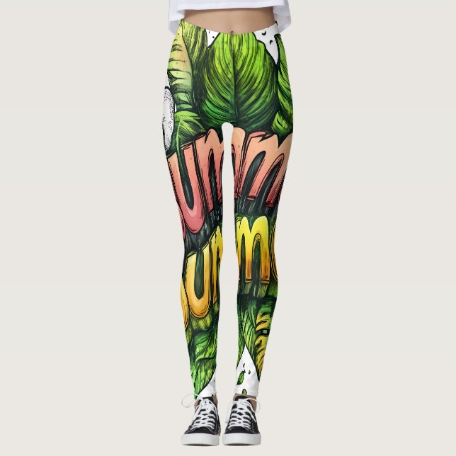 Druckleggings Leggings (Vorderseite)