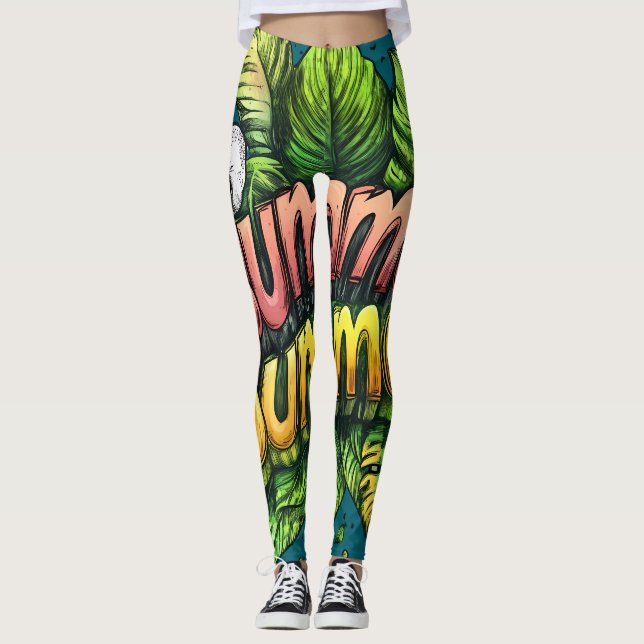 Druckleggings Leggings (Vorderseite)