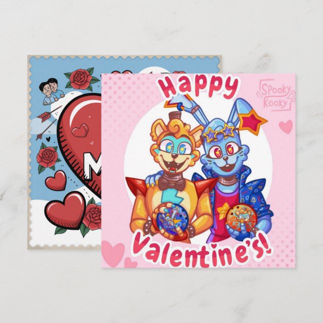 Druckleitung für St. Jude Valentine Karten (Vorne/Hinten)