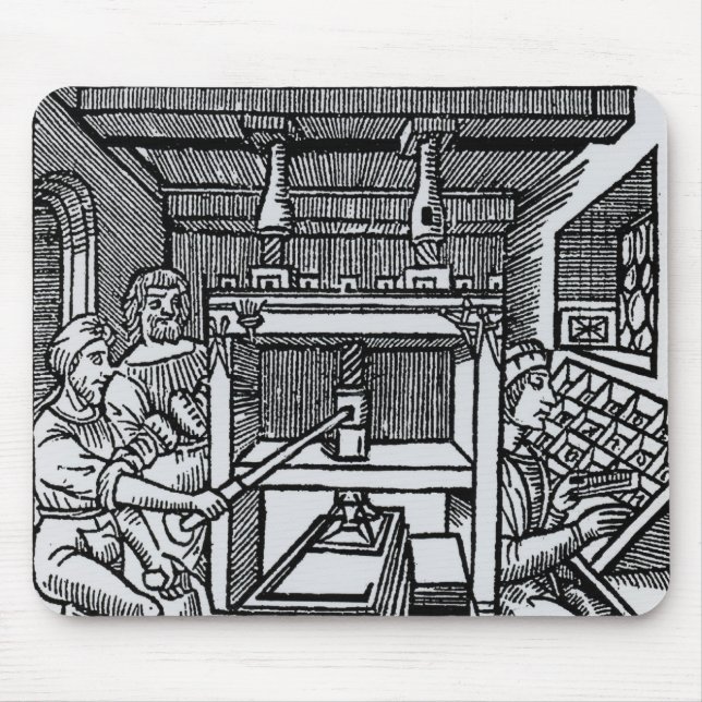 Druckmaschine Mousepad (Vorne)