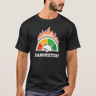 Druckmessgerät mit deutschem Text Handwerker Home T-Shirt