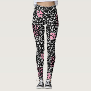 Druckmuster 01.b Schwarze BG einfügen Leggings