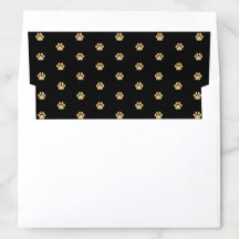 Druckmuster aus Gold und Schwarz