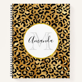 Druckmuster aus Wild & Exotic Leopard Notizbuch
