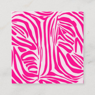 Druckmuster mit rosa Zebrastreifen Terminkarte