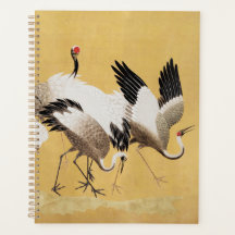 Druckplaner für japanische Krane Illustration