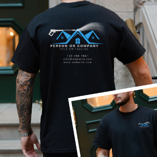 Druckreiniger-Hausreinigung-Druckwäsche T-Shirt