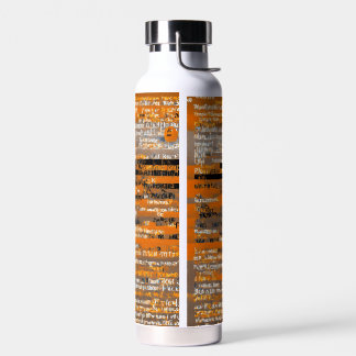 Drucksachen aus der Wasserflasche Trinkflasche