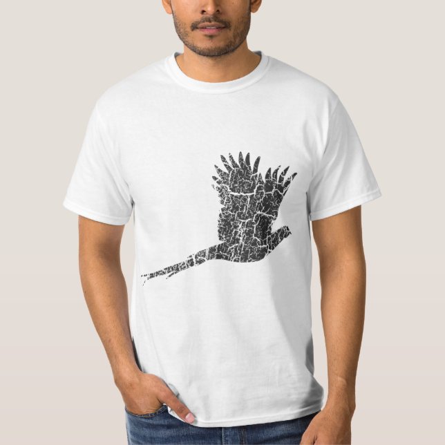 Druckstörung - Vintages Fasan T-Shirt (Vorderseite)