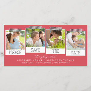 Druckt Save the Date Foto Cards