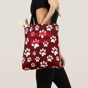 Drucktasche mit weißer Farbe Tasche