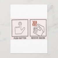 Drucktaste, Bacon empfangen