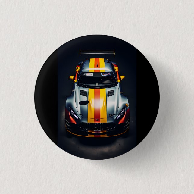Drucktaste für farbiges Matte Race Car Button (Vorderseite)