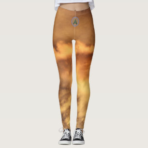 DRUCKTE Leggings SCHLIESSEN KUSTOM INITIAL