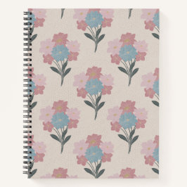 Druckweise für Blumenbündel Notizbuch