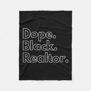 Drug Black Realtor African American Black History Fleecedecke