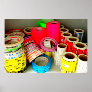 DRUG ETIKETTIERE POSTER