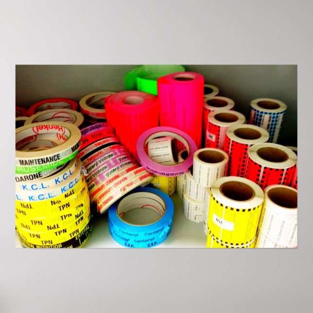 DRUG ETIKETTIERE POSTER (Vorne)