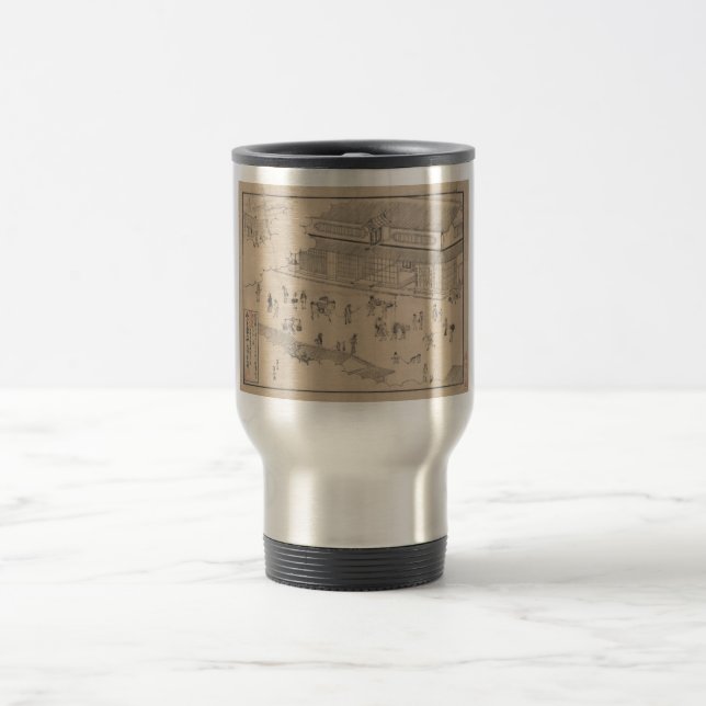 Drugstore-Druck-Reise-Tasse Reisebecher (Mittel)
