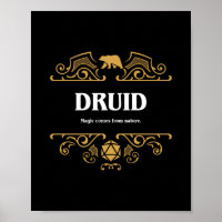 Druid Class Tabletop RPG Gaming