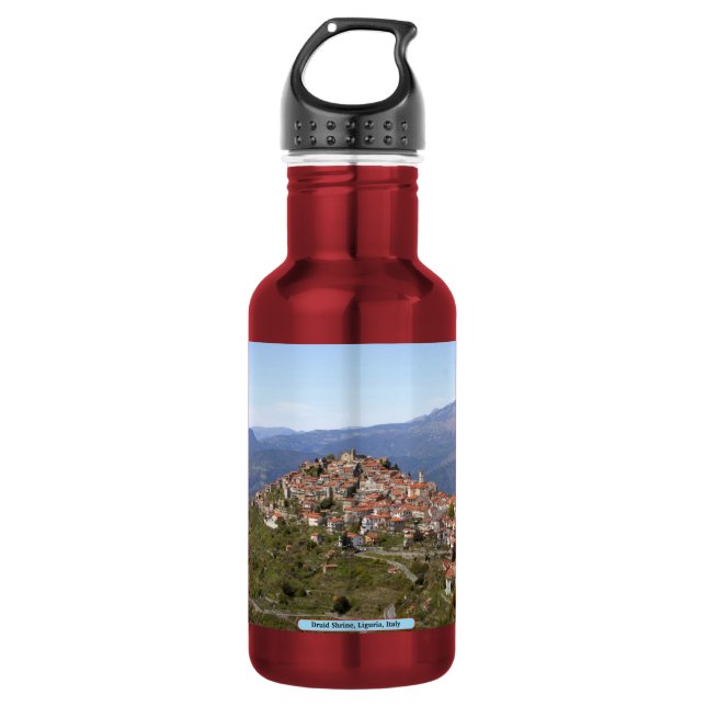 Druid Shrine, Ligurien, Italien Trinkflasche (Vorderseite)