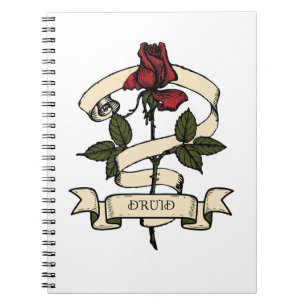 Druiden-Rose Notizblock