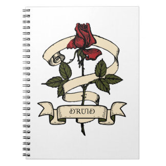 Druiden-Rose Notizblock