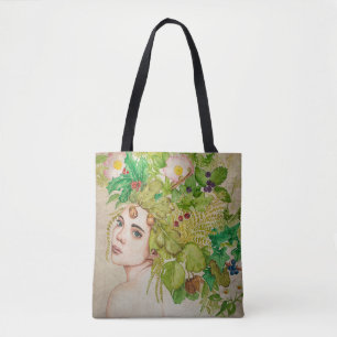 Druiden schöne Aquarell Tasche