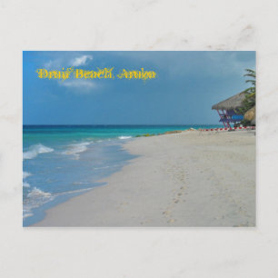Druif Beach Aruba Postcard Postkarte