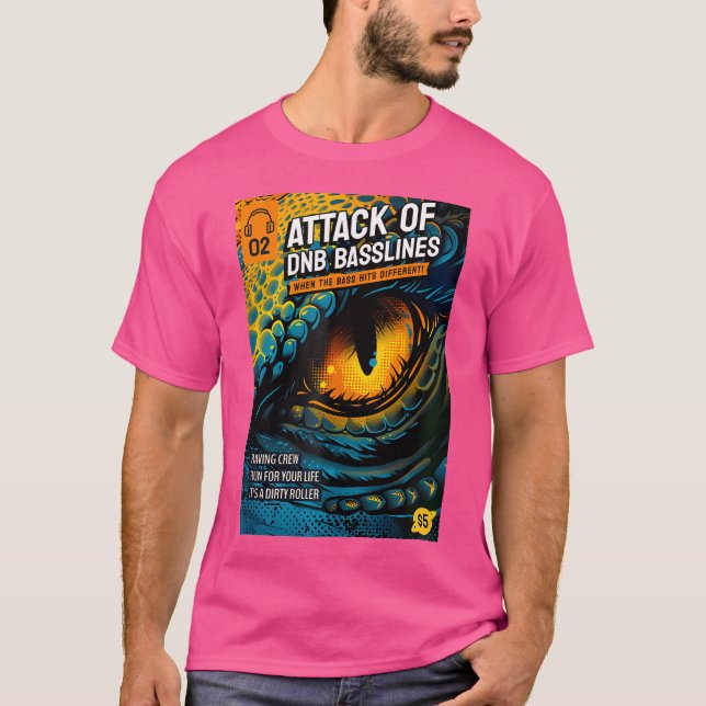 Drum and Bass Dnb Dubstep Liquid T-Shirt (Vorderseite)