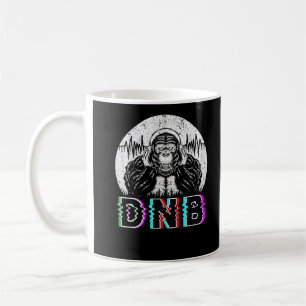 Drum and Bass Electronic Gorilla Vaporwave Music Kaffeetasse