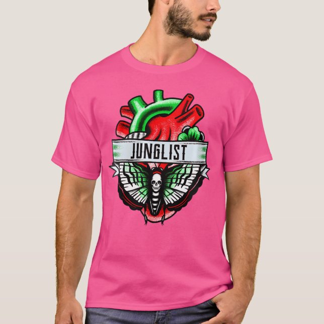 Drum and Bass Music Liquid Dnb Dschungel Edm D T-Shirt (Vorderseite)