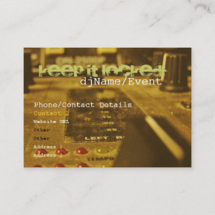 Drum & Bass Mix Business Card Visitenkarte