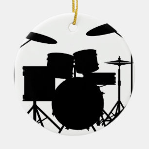 Drum Kit Keramik Ornament
