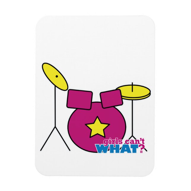 Drum Kit - Rosa Magnet (Vertikal)