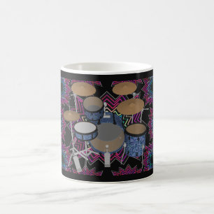 Drum Kit und Fraktal Graphics: Tasse