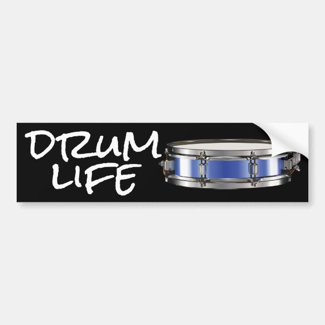 Drum Life Snare Drum Drummer Autoaufkleber (Vorne)