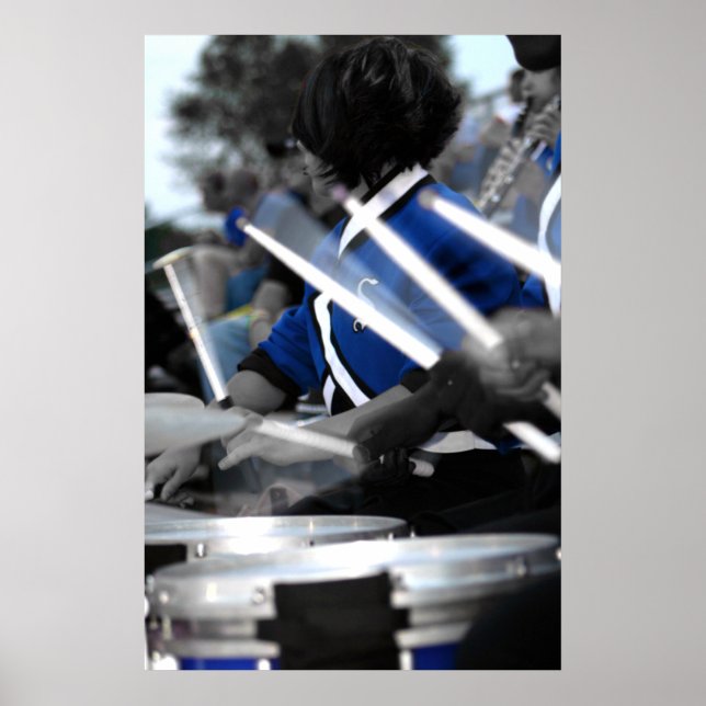 Drum Line Colorized Poster (Vorne)