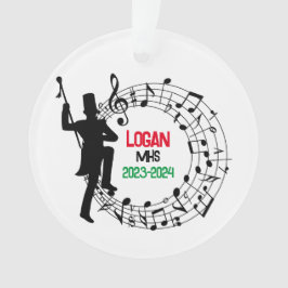 Drum Major Marching Band Weihnachtsdekoration Ornament