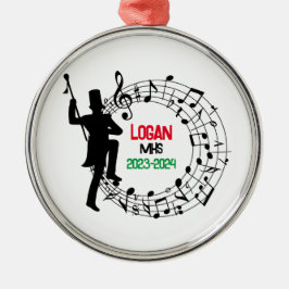 Drum Major Marching Band Weihnachtsdekoration Ornament Aus Metall